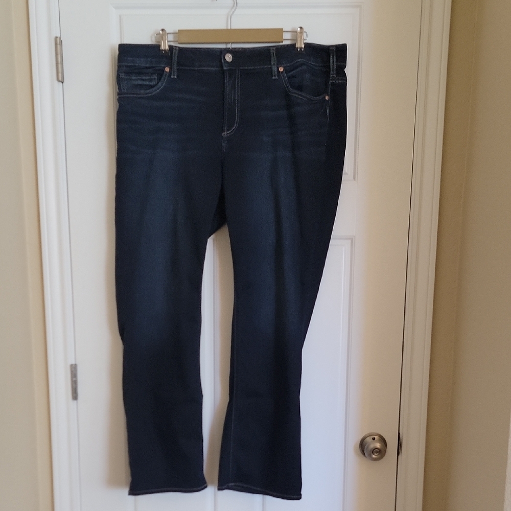 Silver Jeans Dark Blue Women's Boot Cut Jeans 18W/31